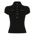 W.014 — CONTROL
Zip Polo Top