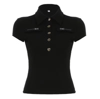 W.014 — CONTROL
Zip Polo Top