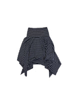 W.010 — MOTION
Draped Stripe Skirt