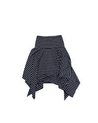 W.010 — MOTION
Draped Stripe Skirt