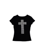 W.001 — FAITH Studded Baby Tee